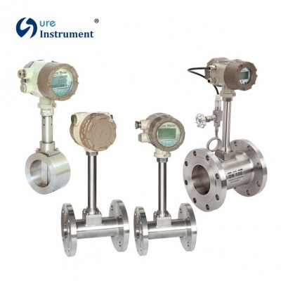 digital display vortex flow meter for hot water steam