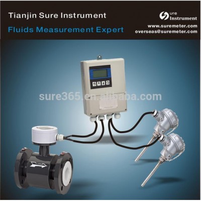 Thermal BTU flowmeter made in China Flange sanitary connection