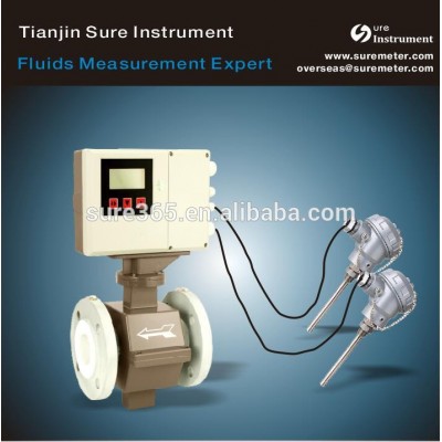 Thermal heat BTU flow meter RS485/HART/4-20mA Flange connection 4"