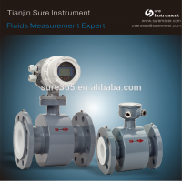 low price good quality remote type Battery Powered Electromagnetic Flow Meter petrol flow meter